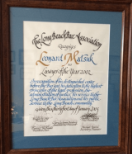 Leonard Matsuk Award